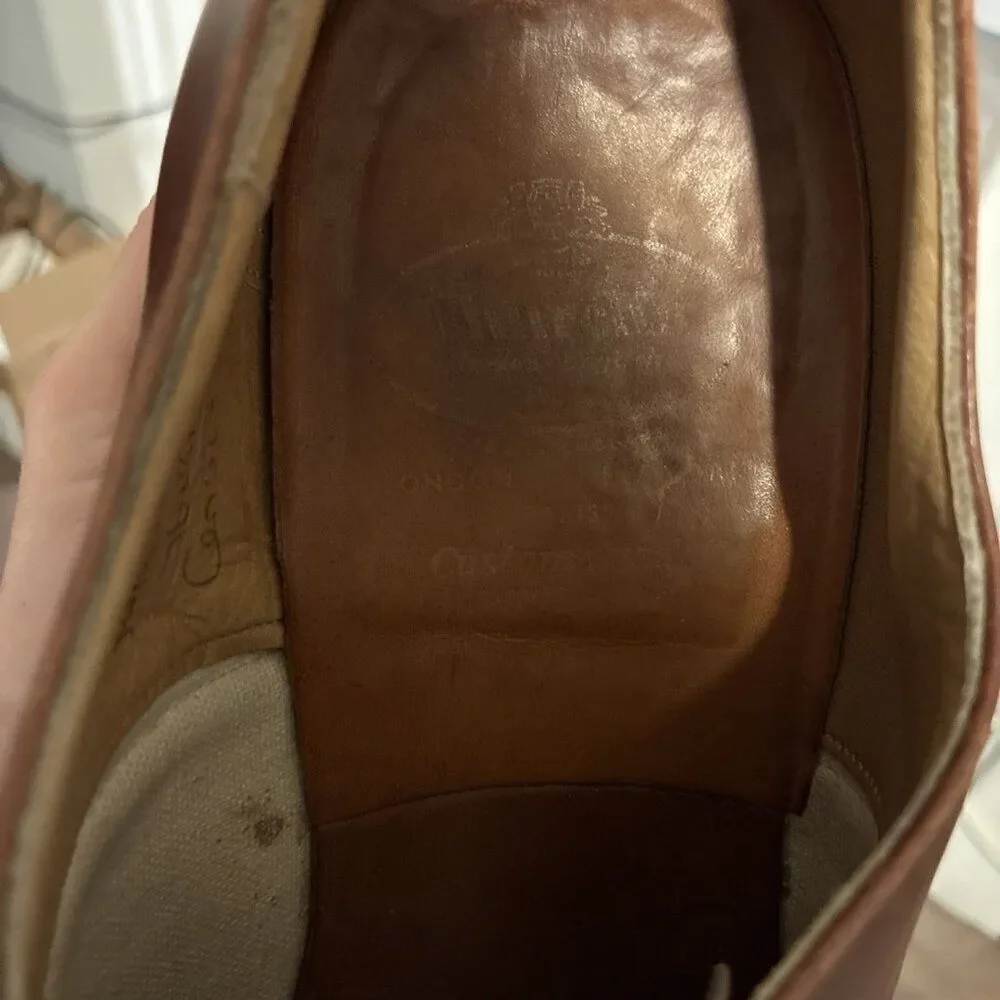 Church’s Authentic Leather Oxfords Oxford Solid Brown Shoes 12.5